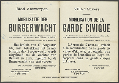 mobilisatie van de burgerwacht